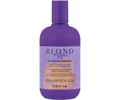 Inebrya BLONDesse No-Oranžinis Šampūnas oranžinius tonus neutralizuojantis plaukų šampūnas, 300 ml