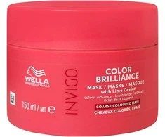 Kaukė šiurkštiems, dažytiems plaukams Wella Invigo Color Brilliance Coarse Kaukė 150ml