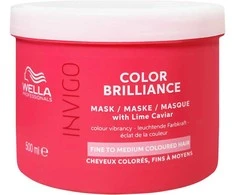 Wella Invigo Color Brilliance kaukė ploniems plaukams, 500 ml