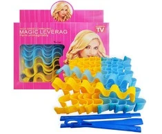 Deni Carte Papillotes - Hair Rollers Efekt Beach Look 25cm, 12 vnt.