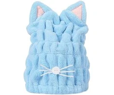 Deni Carte - Quick-Dry Kitten Hair Turban - Rožinė