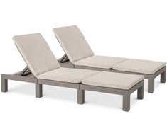 2-jų lauko gultų komplektas DAYTONA DELUXE, Cappuccino