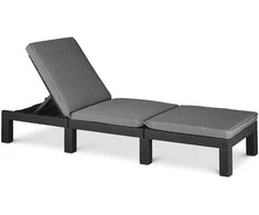 2-jų lauko gultų komplektas DAYTONA DELUXE, Graphite