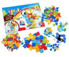 3D blokelių rinkinys, 227 el.