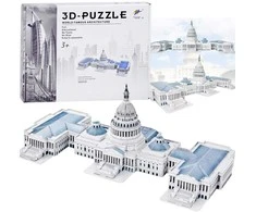 3D dėlionė "The Capitol Hill", 132 el.