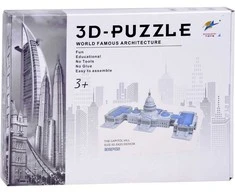 3D dėlionė "The Capitol Hill", 132 el.