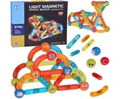 3D magnetinių kaladėlių rinkinys, 76 vnt.