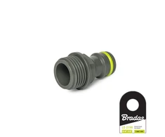 Adapteris su išoriniu sriegiu 1/2" Bradas LIME LINE