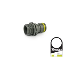 Adapteris su išoriniu sriegiu 3/4 Bradas LIME LINE POWER JET