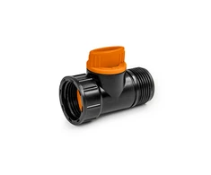 Adapteris su vožtuvu 3/4" Bradas Juodas LINE