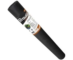 Agrotekstilė nuo piktžolių Bradas, 100 g/m², 1,6 x 50 m, neaustinė, juoda