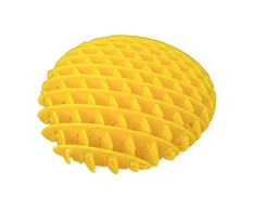 Antistresinis žaislas Fidget, 10 cm, geltonas