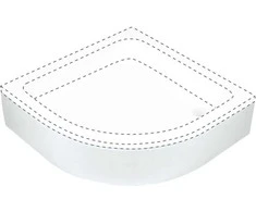 Apdaila pusapvaliam dušo padėklui Deante Plus II (80 cm)