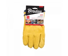 Apsauginės darbo pirštinės Bradas CORK, odinės, 10,5 dydis, 6 vnt.