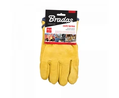 Apsauginės darbo pirštinės Bradas CORK TERMO, odinės, 10,5 dydis, 6 vnt.