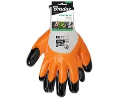 Apsauginės darbo pirštinės Bradas NITROX CLAW FULL, 11 dydis, 6 vnt.