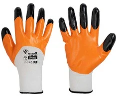 Apsauginės darbo pirštinės Bradas NITROX CLAW FULL, 8 dydis, 6 vnt.