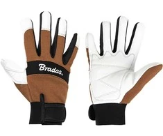 Apsauginės darbo pirštinės Bradas Tech Leather, odinės, 10 dydis, 6 vnt.