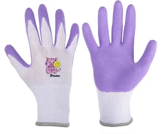 Apsauginės pirštinės Bradas CATTY, 4 dydis, violetinės, 6 vnt.