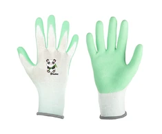 Apsauginės pirštinės Bradas PANDA, 5 dydis, žalios, 6 vnt.