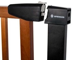 Apsauginiai varteliai SafeLockPro Wood, iki 104-110 cm, juoda/ruda