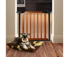 Apsauginiai varteliai SafeLockPro Wood, iki 90-96 cm, juoda/ruda