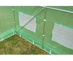 Arkinio šiltnamio plėvelė, balta, 10 sekcijų, dvigubos durys, 4x10x2 m (40 m2)