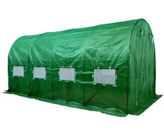 Arkinis šiltnamis su orlaidėmis 2.5x4 (10m2), 4 sekcijos žalias