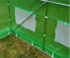 Arkinis šiltnamis su orlaidėmis 2x3.5 (7m2), žalias