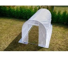 Arkinis šiltnamis su orlaidėmis 3x6 (18m2), dvigubos durys, baltas