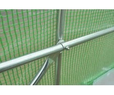 Arkinis šiltnamis su orlaidėmis 4x10x2 (40m2), 10 sekcijų, dvigubos durys, baltas