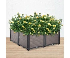 Augalų dėžė TERRA CUBE S, 82x82x31 cm