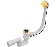 Automatinis vonios sifonas su persipylimu Besco, Gold