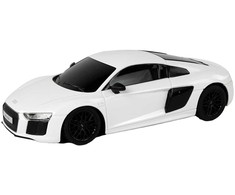 Automobilis Audi R8 su nuotolinio valdymo pultu, baltas