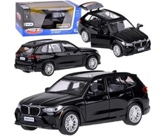 Automobilis BMW X5M su garso ir šviesos efektais, juodas