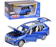 Automobilis BMW X7, mėlynas