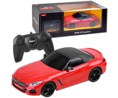 Automobilis BMW Z4 su nuotolinio valdymo pultu, raudonas