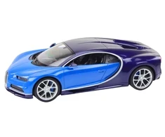 Automobilis Bugatti Veyron Chiron 1:14 su nuotolinio valdymo pultu, mėlynas