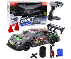 Automobilis Drift Car RC su priedais, 30 km/h, 1:16, juodas