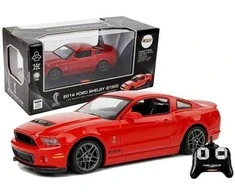 Automobilis Ford Shelby GT500 su nuotolinio valdymo pultu, raudonas