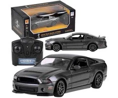 Automobilis Ford Shelby GT500 su nuotolinio valdymo pultu, juodas
