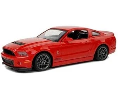 Automobilis Ford Shelby GT500 su nuotolinio valdymo pultu, raudonas