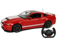 Automobilis Ford Shelby su nuotolinio valdymo pultu, raudonas