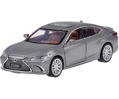 Automobilis Lexus ES300h 1:35 su garso ir šviesos efektais, sidabrinis