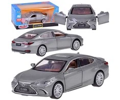 Automobilis Lexus ES300h 1:35 su garso ir šviesos efektais, sidabrinis