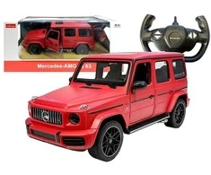 Automobilis Mercedes G63 Rastar R/C su nuotolinio valdymo pultu, raudonas