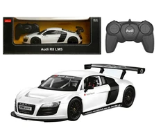 Automobilis RC 1:18 Audi R8 Baltas