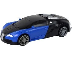 Automobilis - robotas 2in1, mėlynas/juodas