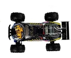 Automobilis su nuotolinio valdymo pultu ENOZE 9302E, 1:18, 45 km/h, geltonas