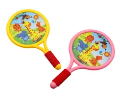 Badmintono rakečių rinkinys, geltonas/rožinis